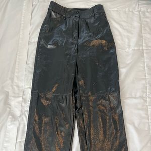 Aritzia Leather Pants